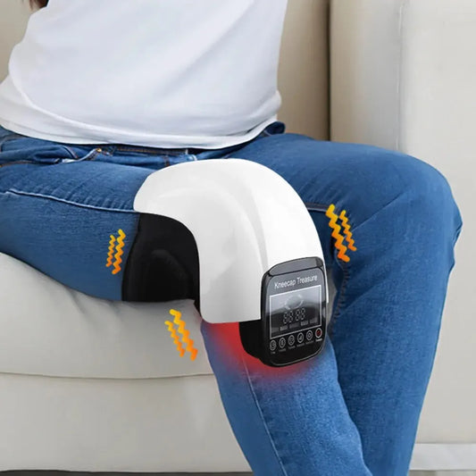 Electric Infrared Heating Knee Massage Air Pressure&Vibration Physiotherapy Instrument Knee Massage Rehabilitation Pain Relief
